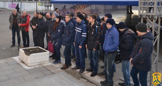 Церемонія відкриття Пам’ятної дошки в знак вшанування подій Української революції 1917-1921 років Церемонія відкриття Пам’ятної дошки в знак вшанування подій Української революції 1917-1921 років