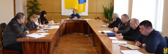Засідання штабу з керівниками КП та працівниками управління ЖКГ Засідання штабу з керівниками КП та працівниками управління ЖКГ