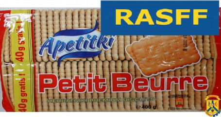 Повідомлення RASFF щодо виявлення високого вмісту акриламіду в печиві, виготовленому в Румунії