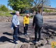 Міський голова спільно із першим заступником міського голови проінспектували дорожні  роботи по вулиці Чернецького  