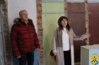 3 грудня 2025 року міський голова Олег Демченко спільно із заступником міського голови Володимиром Рябченком та директоркою Первомайського центру соціальних служб Ларисою Крижановською оглянули хід ремонтних робіт