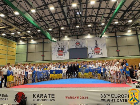 24&ndash;25 травня 2025 року у Варшаві (Польща) відбувся 38-й Чемпіонат Європи з кіокушин карате у вагових категоріях (IKO-1)