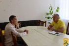 2 липня 2025 року міський голова Первомайської міської територіальної громади Олег Демченко провів виїзний прийом громадян у приміщенні Первомайської гімназії № 3