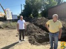 28 серпня 2025 року міський голова Первомайської міської територіальної громади Олег Демченко разом із першим заступником Дмитром Малішевським здійснили робочий виїзд на будівельний майданчик за адресою: вул. Павла Поповича, 123-а