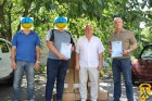 Напередодні Дня Державного Прапора України та 35-ї річниці Незалежності нашої держави очільник Первомайської міської територіальної громади Олег Демченко спільно з першим заступником міського голови зустрівся з представниками військової частини